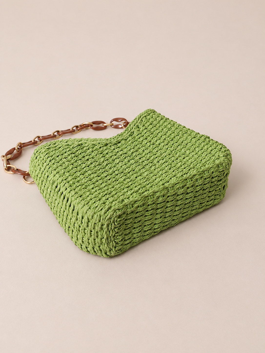 Chic Woven Slouchy Shoulder Bag