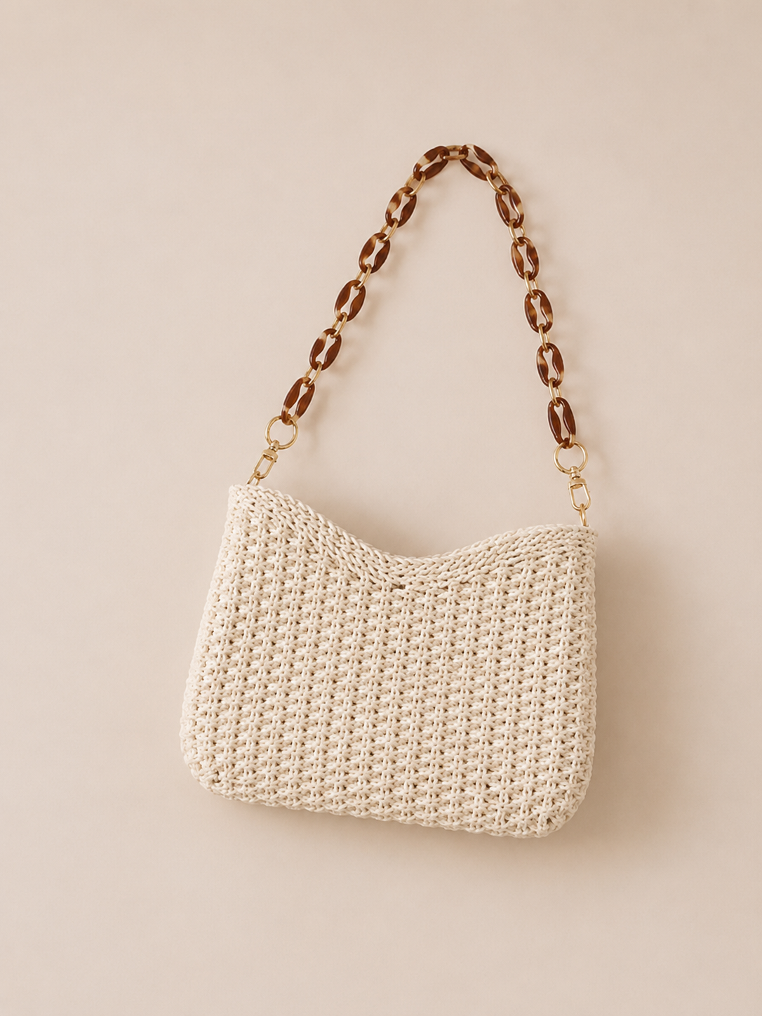 Chic Woven Slouchy Shoulder Bag