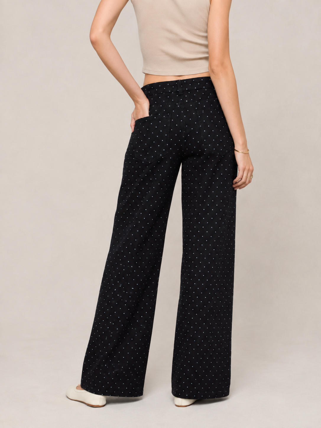 Relaxed Straight Leg Casual Pants