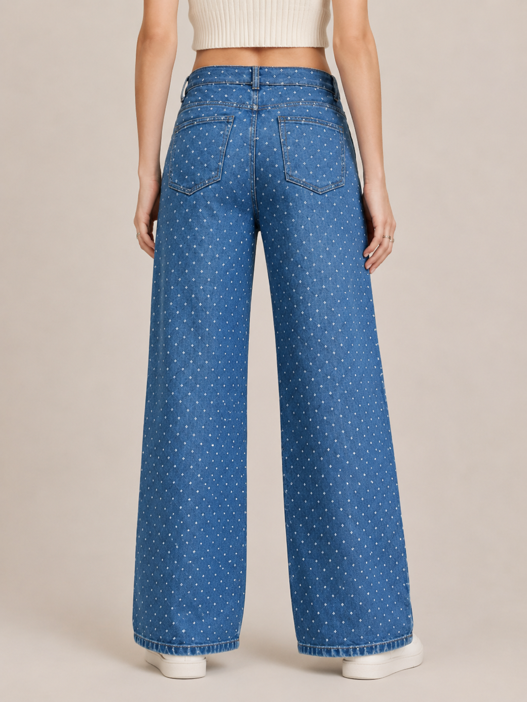 Relaxed Straight Leg Casual Pants
