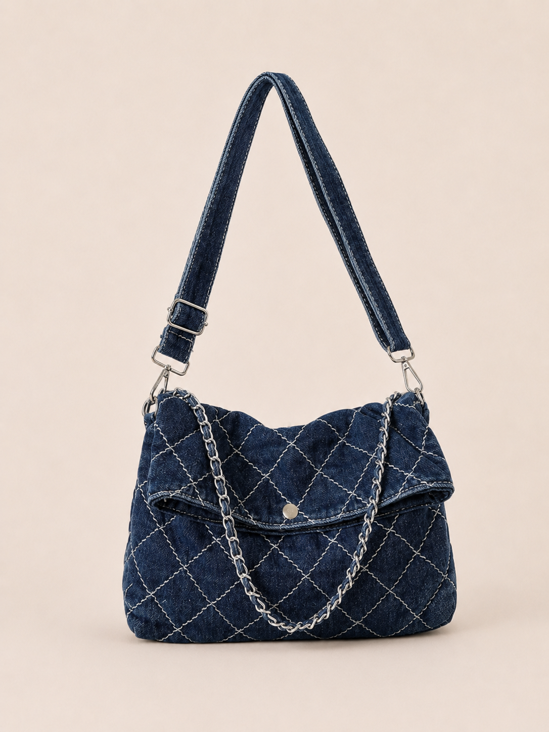 Chic Quilted Slouchy Shoulder Bag