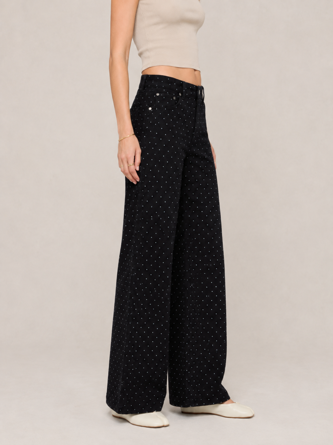 Relaxed Straight Leg Casual Pants