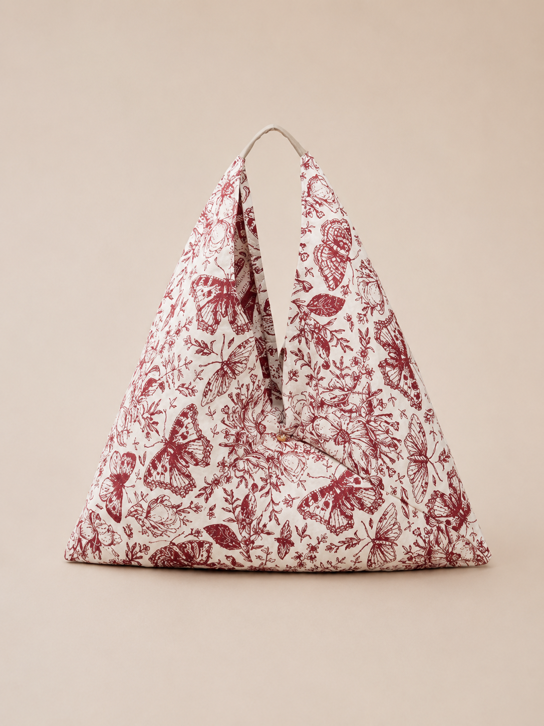 Print Triangle Shoulder Bag