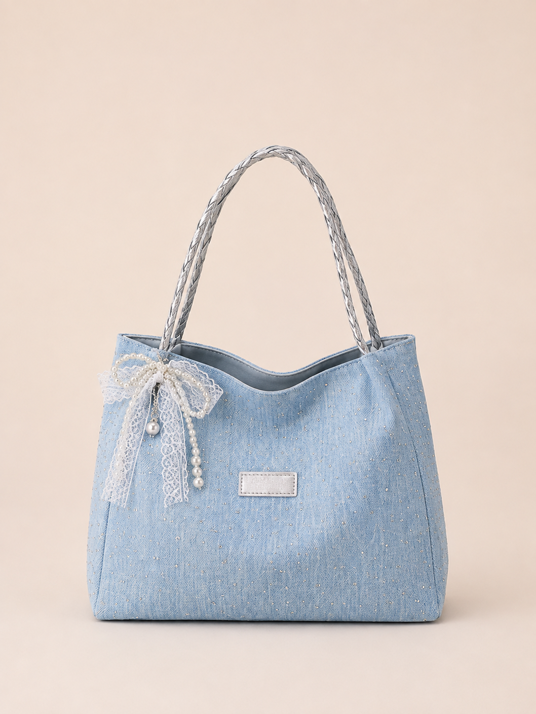 Chic Braided Strap Slouchy Shoulder Bag