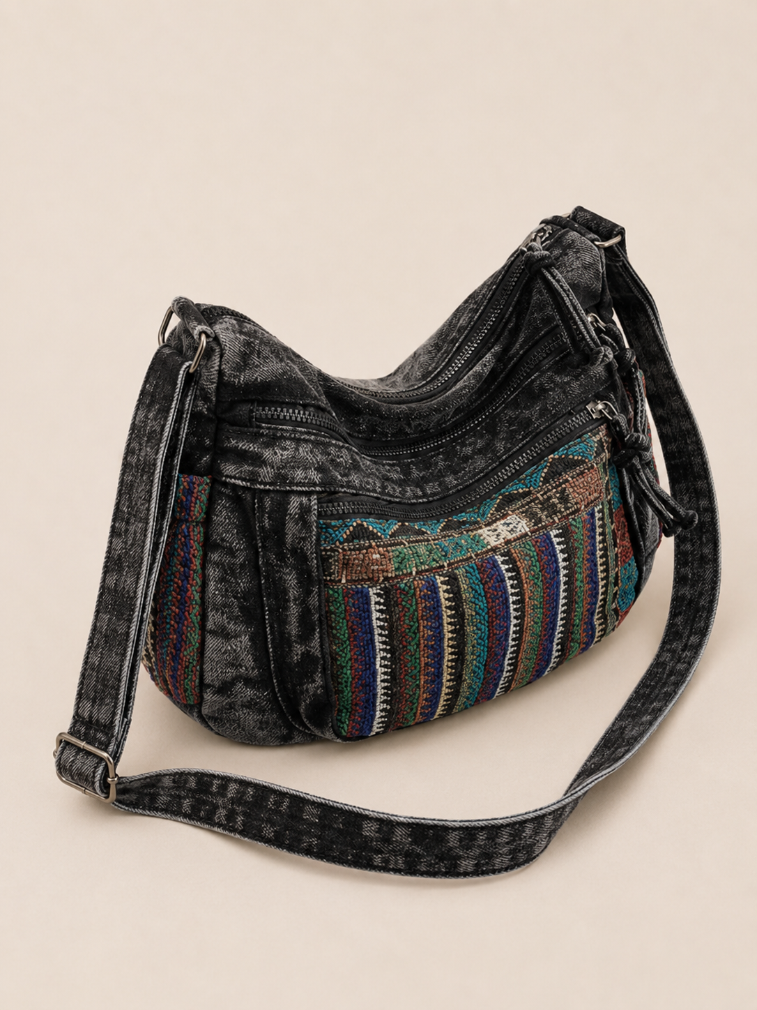 Bohemian Embroidered Casual Shoulder Bag