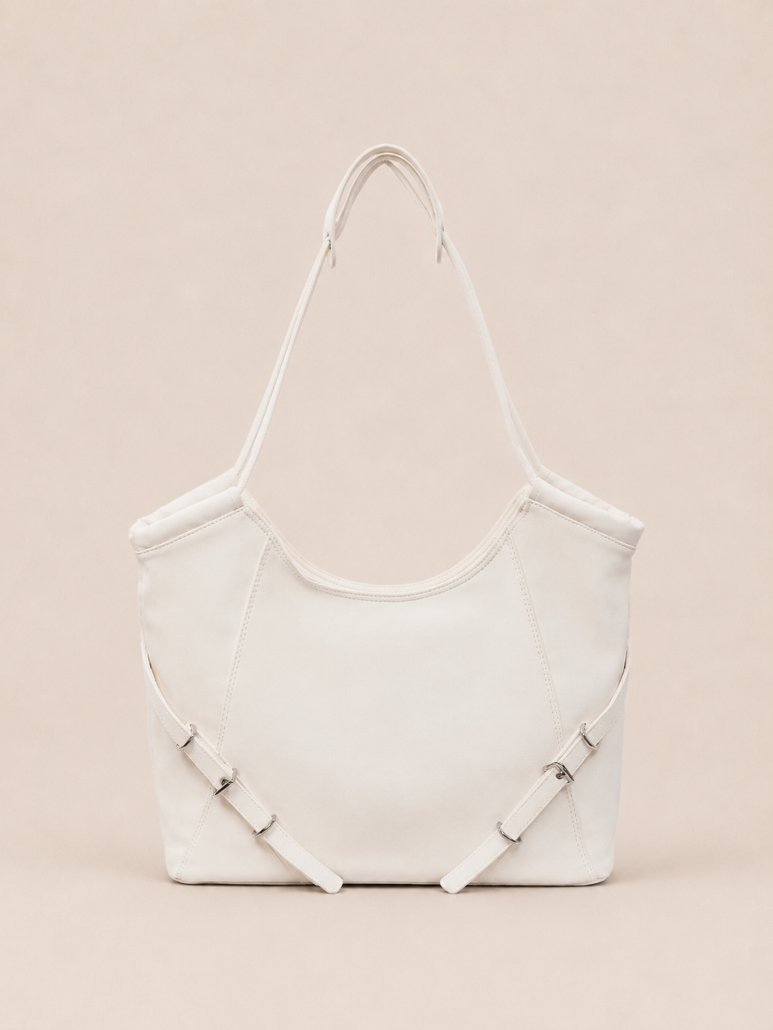 Vintage Buckle Slouchy Convertible Tote