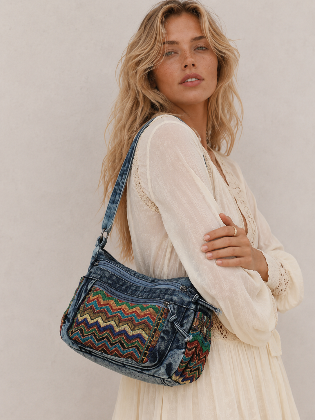 Bohemian Embroidered Casual Shoulder Bag