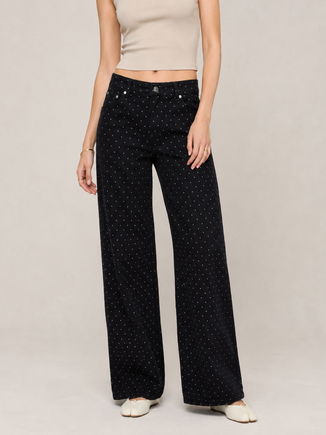 Relaxed Straight Leg Casual Pants