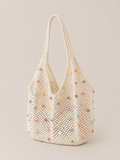 Beaded Crochet Shoulder Bag
