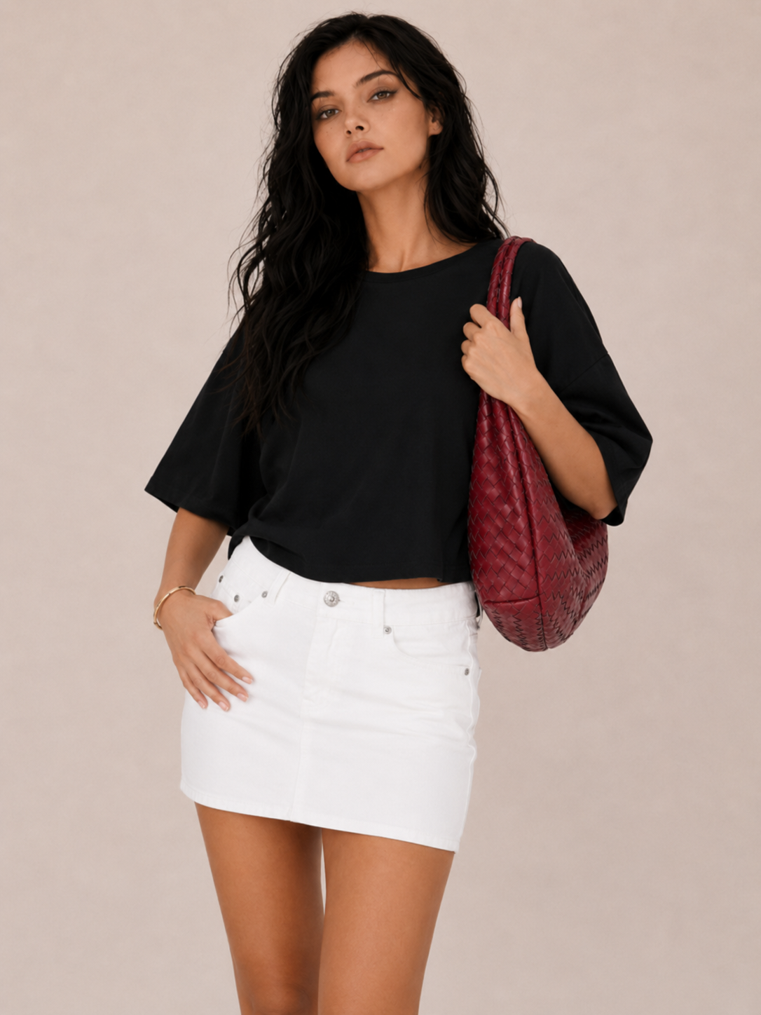 Women's Casual Denim Mini Skirt