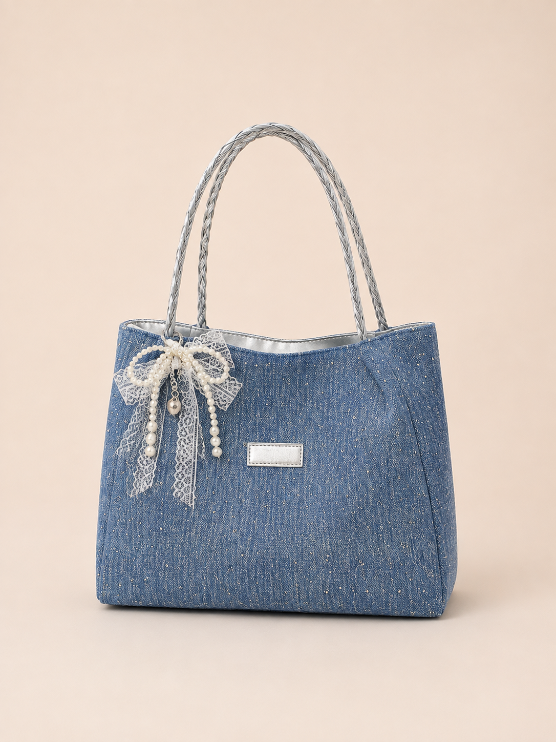 Chic Braided Strap Slouchy Shoulder Bag