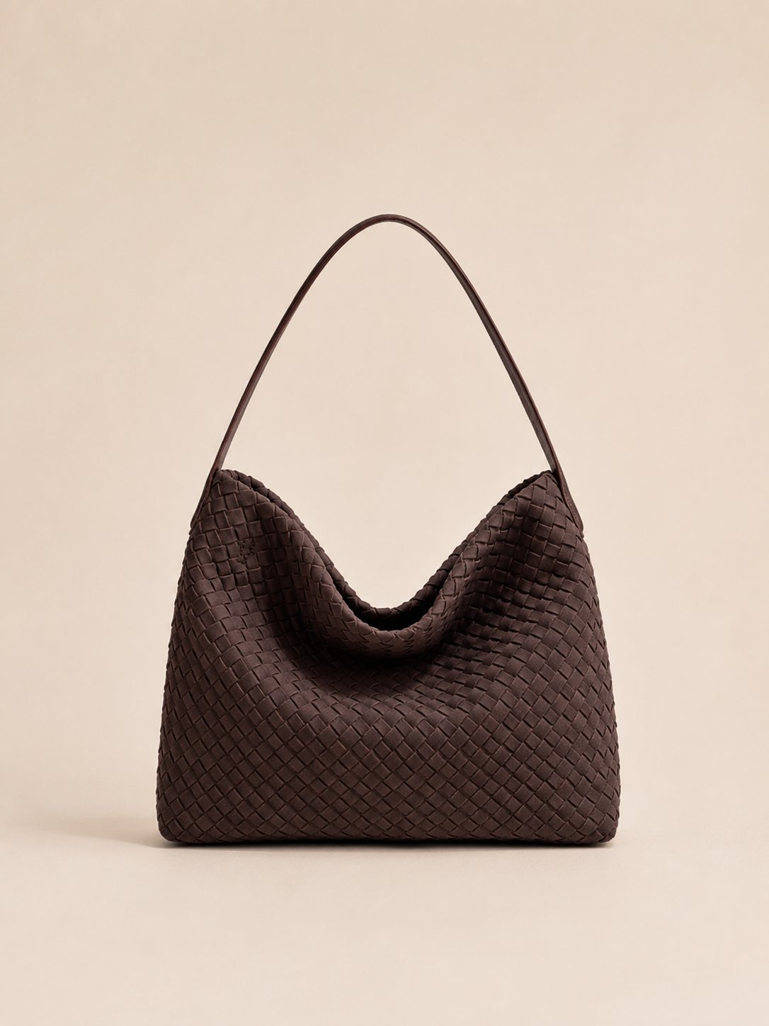 Chic Woven Slouchy Shoulder Bag
