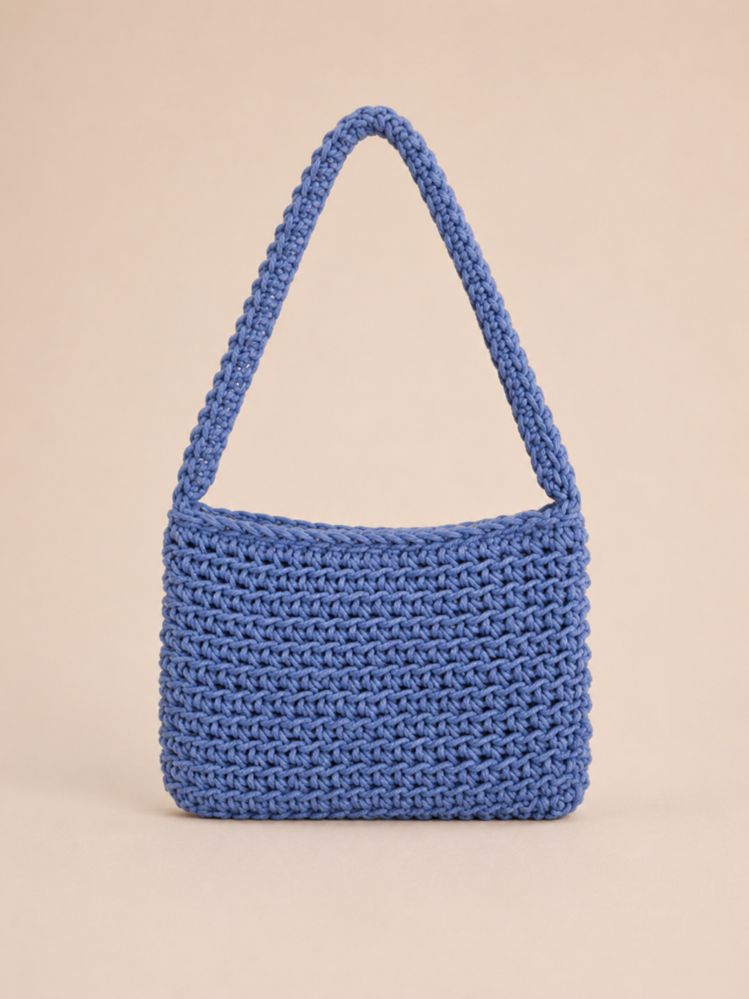 Fresh Solid Square Shape Underarm Shoulder Bag