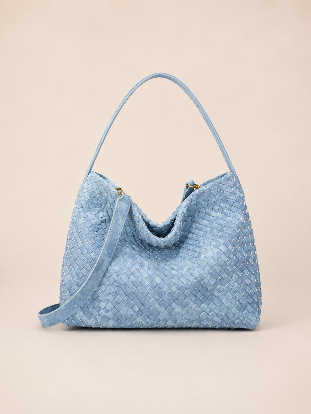 Chic Woven Slouchy Shoulder Bag