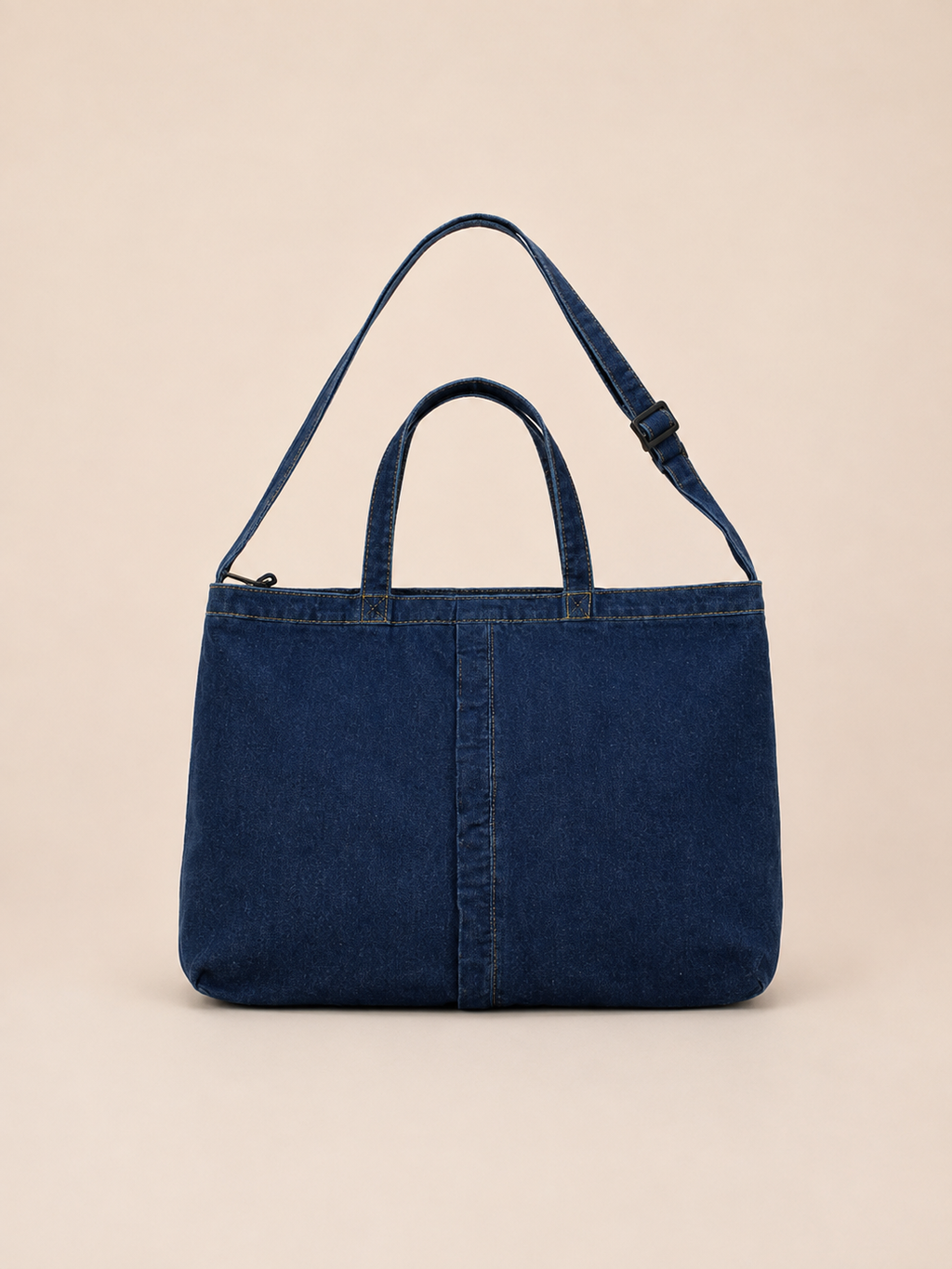 Vintage Pocketed Slouchy Tote Bag