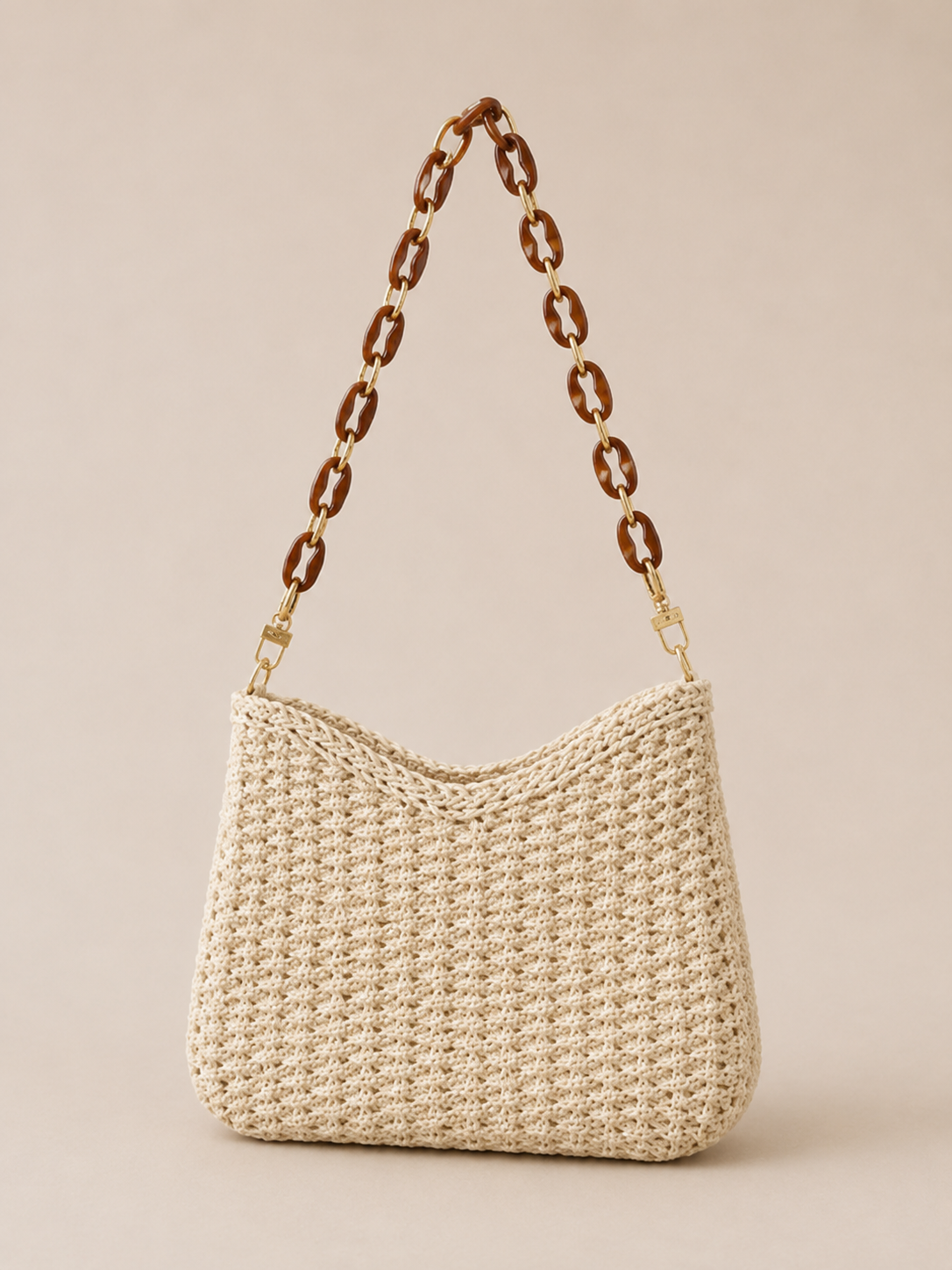 Chic Woven Slouchy Shoulder Bag
